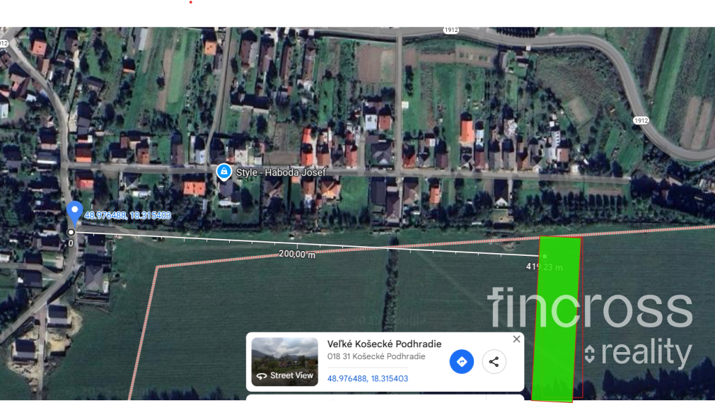 Na predaj veľký slnečný pozemok v tichom prostredí – 5821 m², ideálny na rekreáciu alebo investíciu do budúcnosti