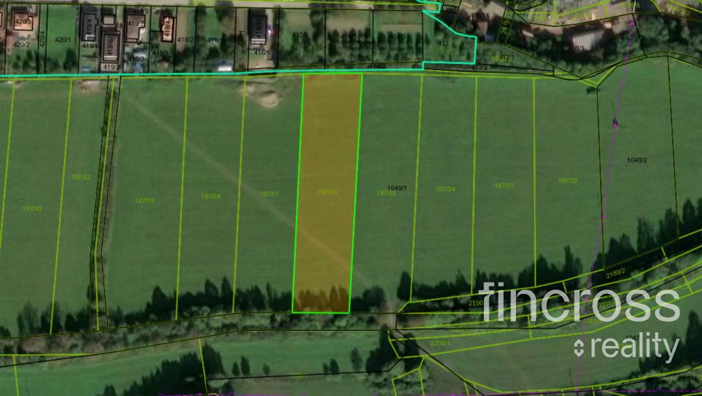 Na predaj veľký slnečný pozemok v tichom prostredí – 5821 m², ideálny na rekreáciu alebo investíciu do budúcnosti